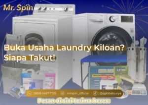 Paket Usaha Laundry Kiloan? Siapa Takut! - Mr. Spin Laundry