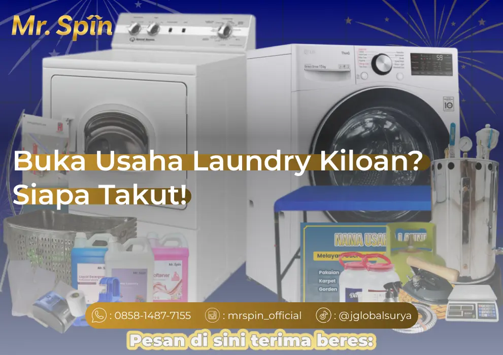 Paket Usaha Laundry Kiloan? Siapa Takut! - Mr. Spin Laundry