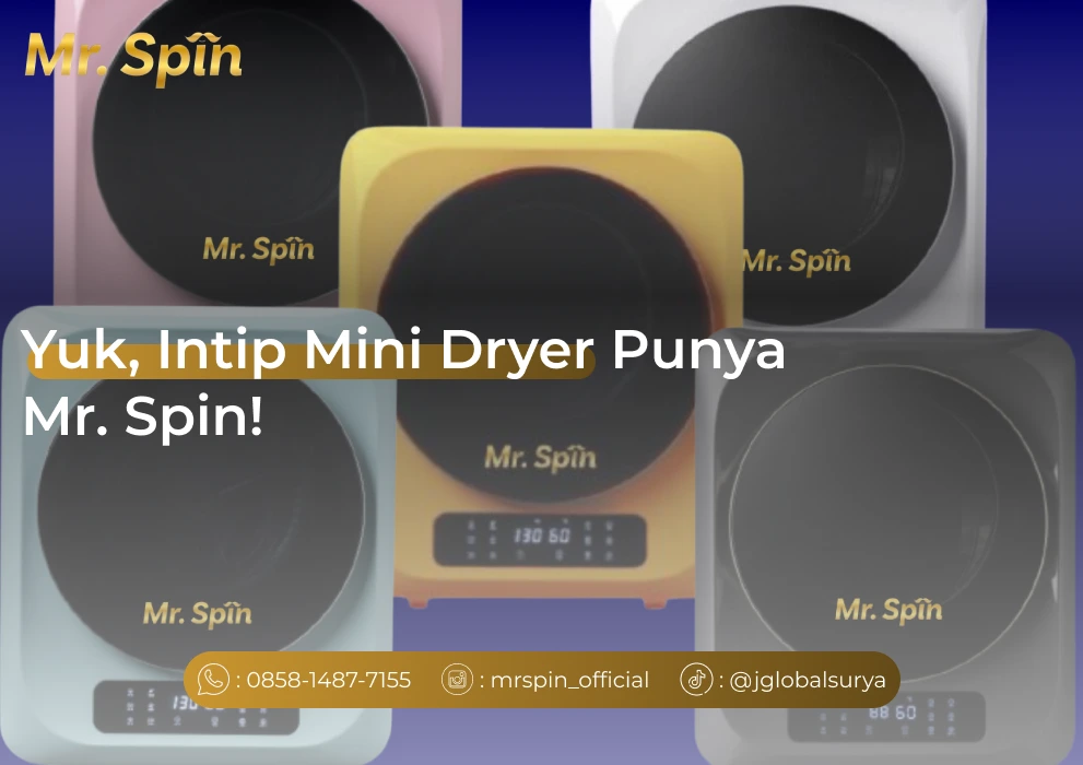 mini dryer mr. spin laundry indonesia