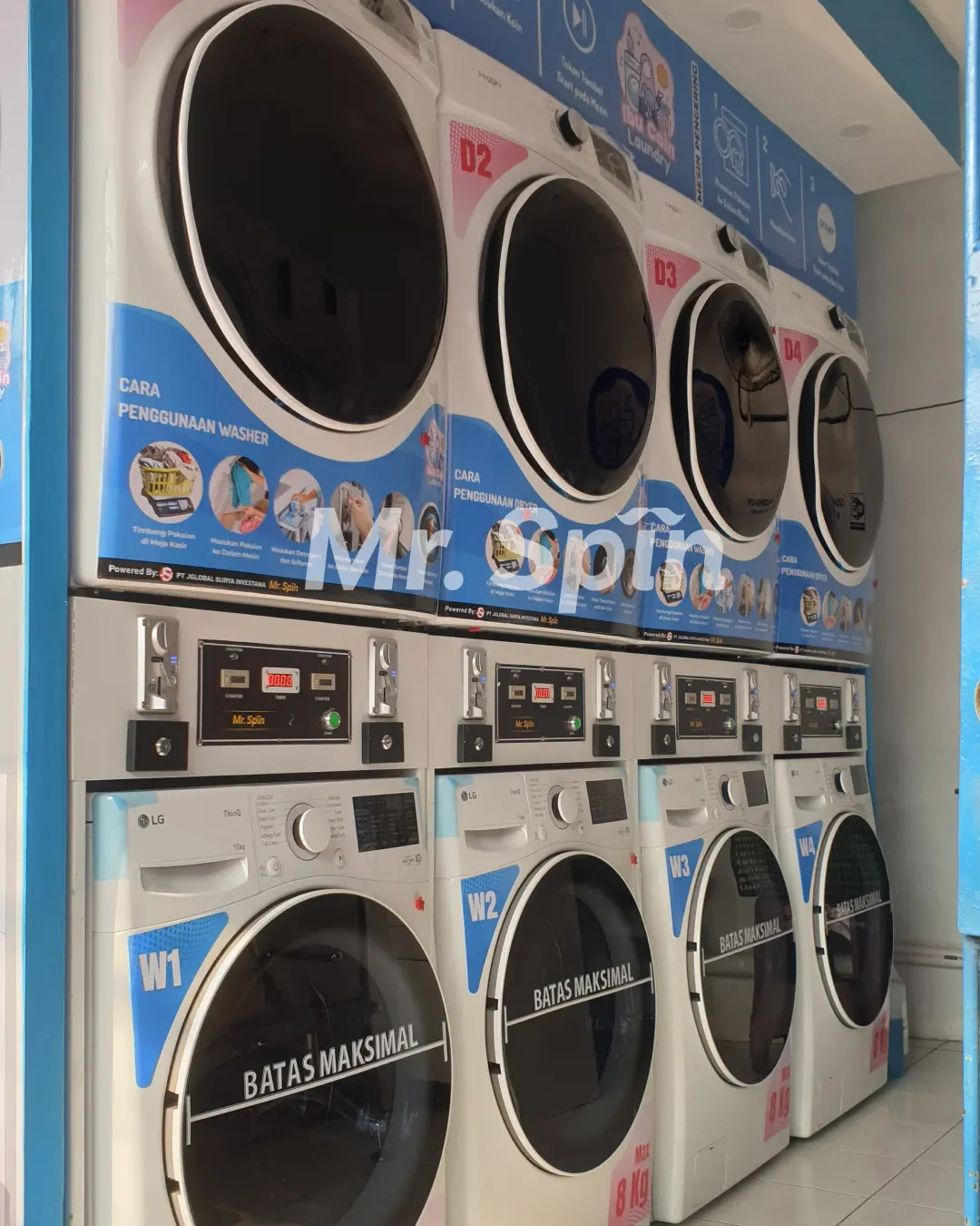 Ibu Coin Laundry - Mr Spin