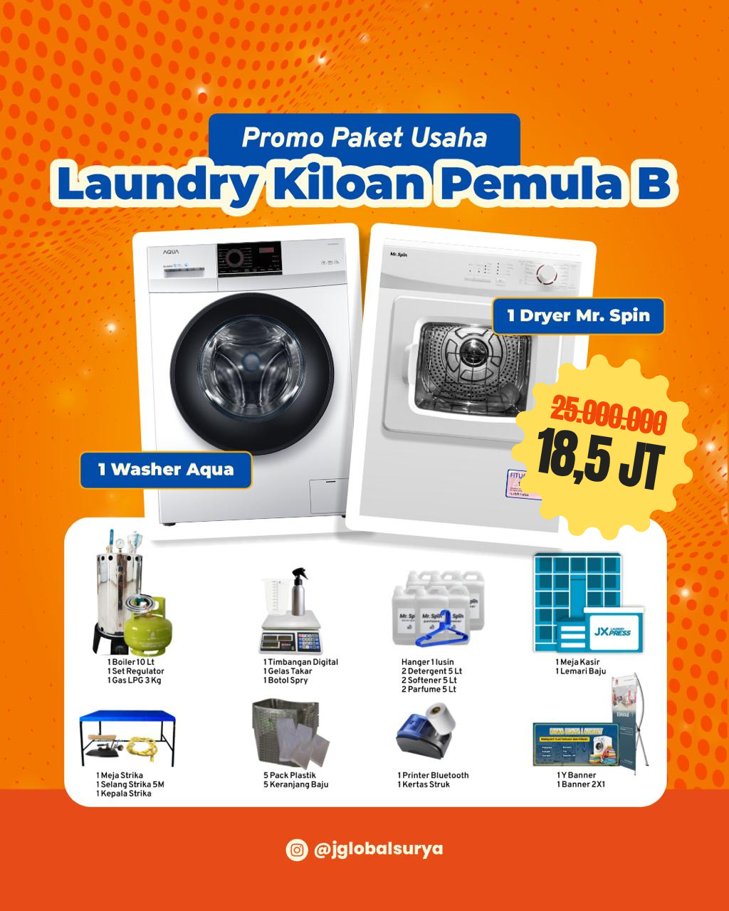 Paket Usaha Laundry Murah