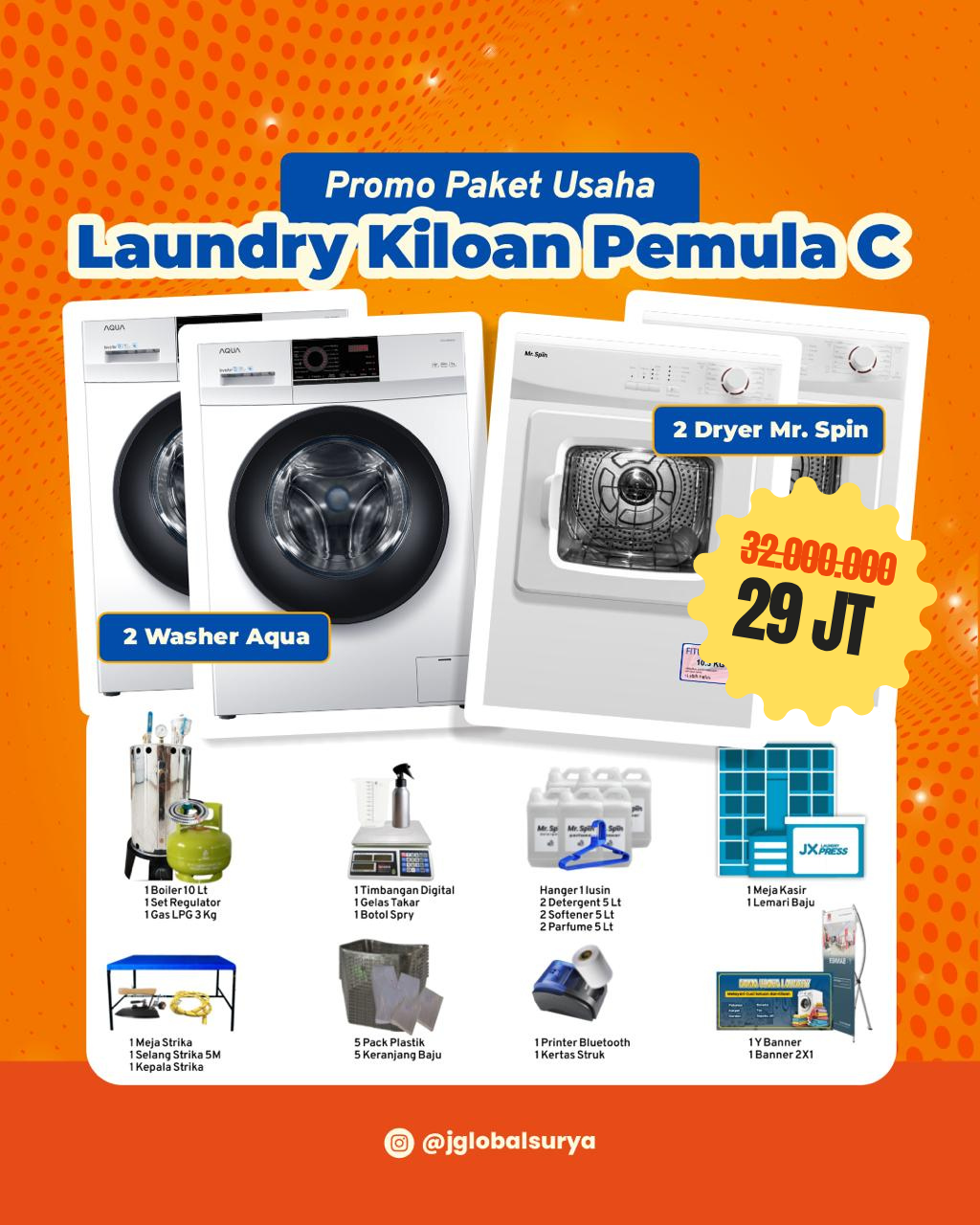 Paket Usaha Laundry Terlengkap