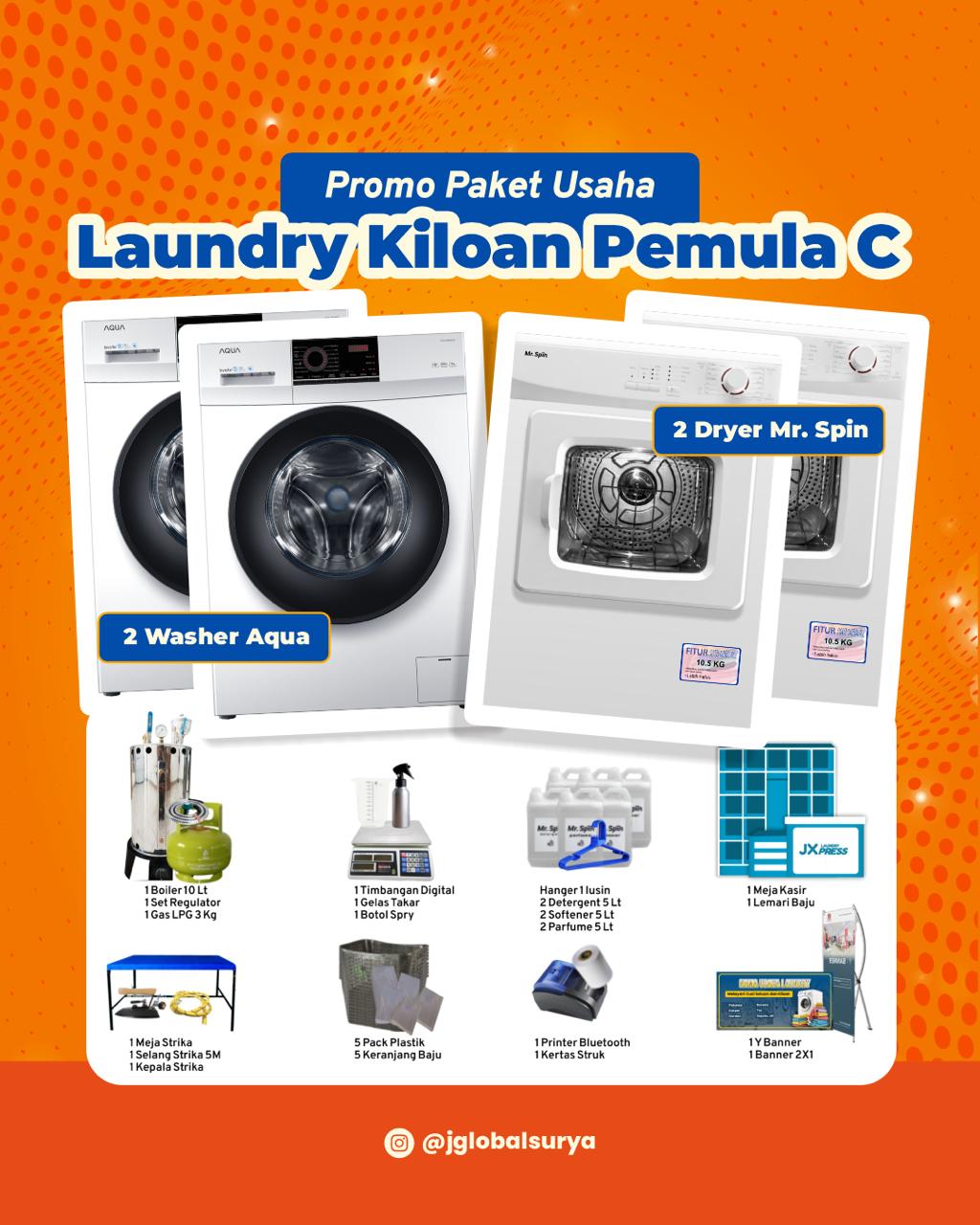 paket usaha laundry kiloan