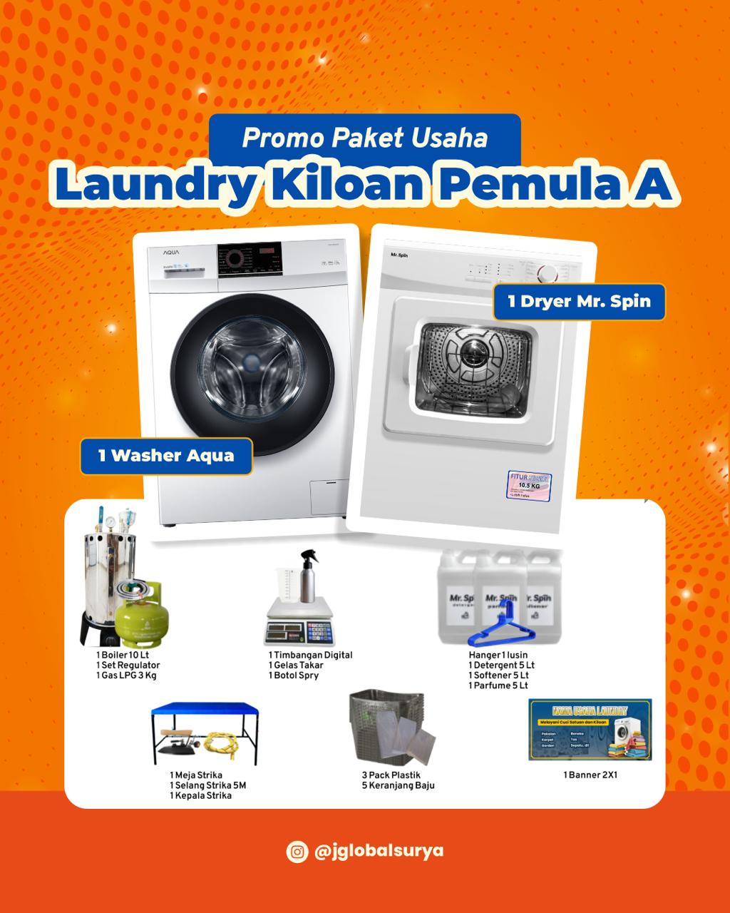 Paket Usaha laundry Kiloan