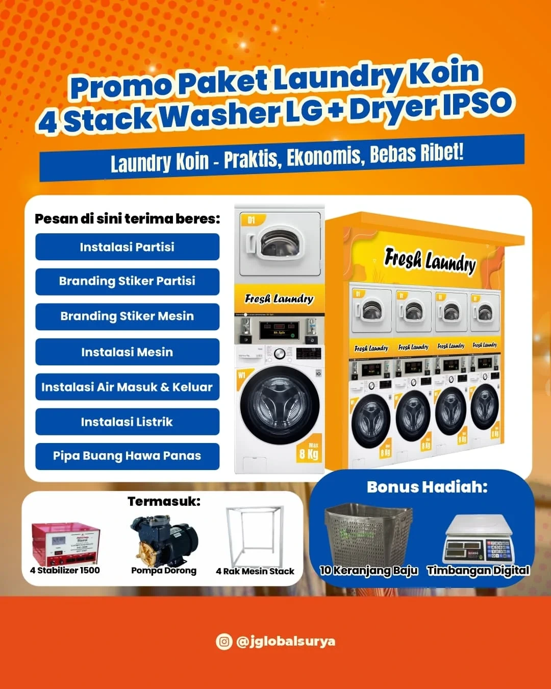 4 stack koin self service